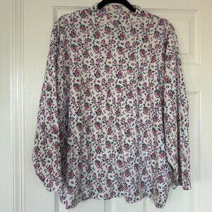 vintage floral turtleneck (plus size)